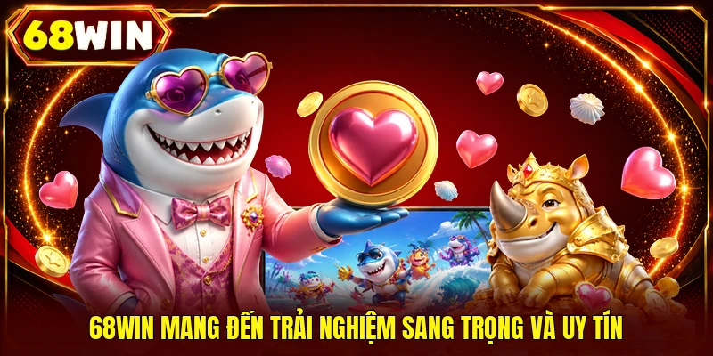 68WIN mang đến trải nghiệm sang trọng và uy tín