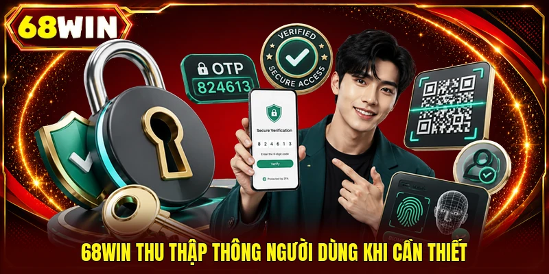 68WIN thu thập thông người dùng khi cần thiết