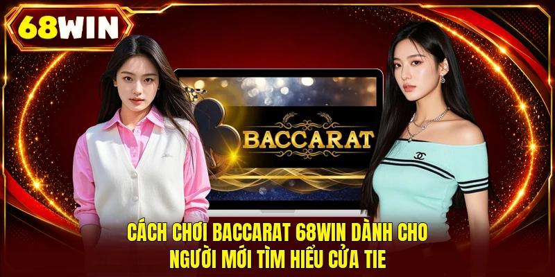 Cách chơi Baccarat 68WIN dành cho người mới tìm hiểu cửa Tie