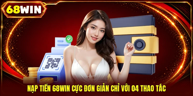 Nạp tiền 68WIN cực đơn giản chỉ với 04 thao tác