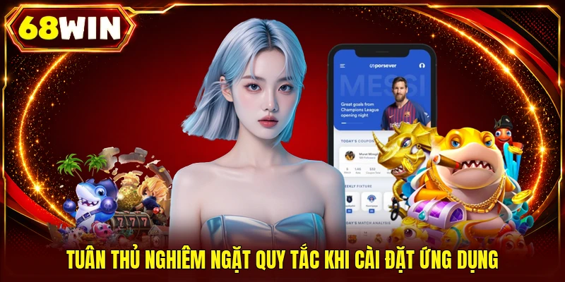 Tuân thủ nghiêm ngặt quy tắc khi cài đặt ứng dụng